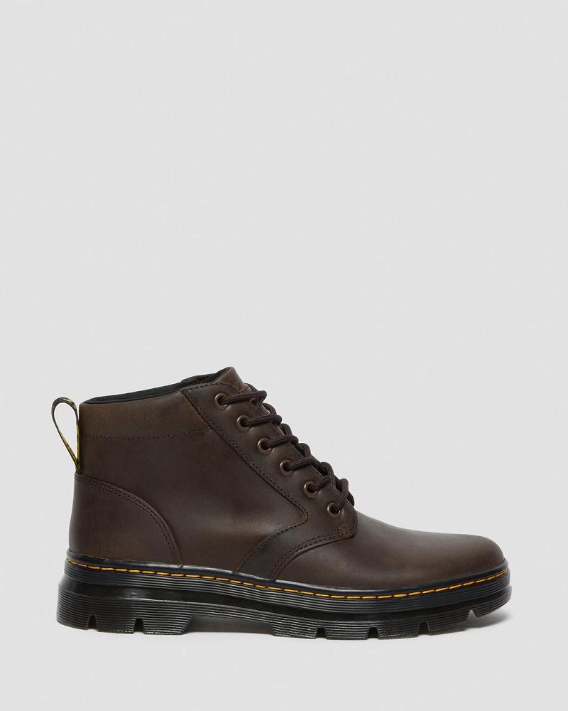 Brown Men's Dr Martens Bonny Leather Ankle Boots | CA 436LIS